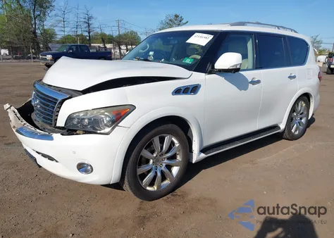 2013 Infiniti Qx56 z USA, uszkodzony, nr VIN JN8AZ2NC1D9350302
